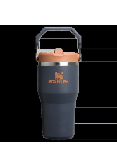 Iceflow Flip Straw Tumbler Pipetli Termos 0.60 Lt Lacivert Diğer