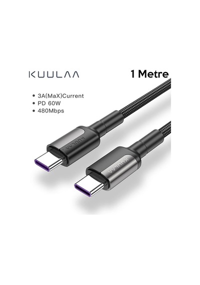 Kuulaa Type C Type-c Pd 60w Qc4.0 Hızlı Şarj Ve Data Kablosu 1metre- 5775