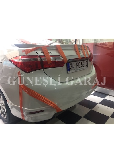 Toyota Corolla Uyumlu Arka Flap + Orta Difüzör(Plastik) N11.26623