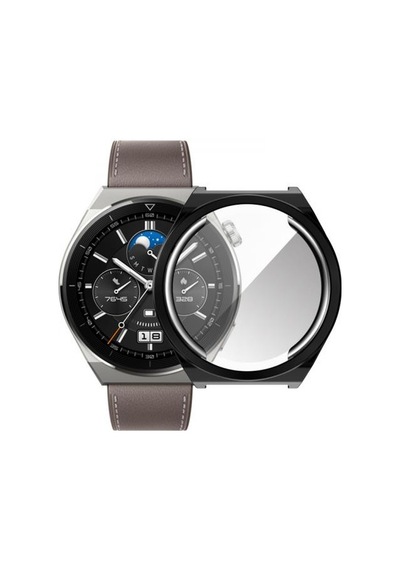 Coofbe Huawei Watch GT 3 Pro 46mm Ful Kaplama Koruyucu Kılıf, Soft Silikon Darbe Emici Saat Kılıf