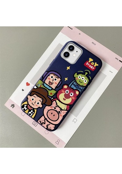 İphone 11 Uyumlu Mavi Dokulu Silikon Kamerayı Korur Şok Emici Kılıf 5