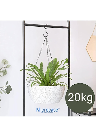 Microcase Emniyet Kilitli S Kanca Askı Düzenleyici - Çok Amaçlı Paslanmaz Kaplama Mutfak Banyo Gardırop Askı Aparatı Siyah 5 Adet - Al5884