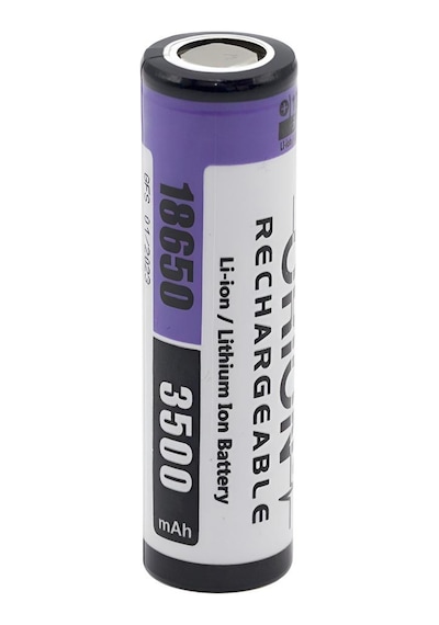 Orion 18650 3.7 V 3500 mAh 3C Şarj Edilebilir Li-Ion Pil