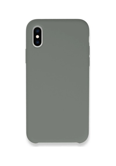Apple Apple Uyumlu iPhone Xs Max Kılıf Lansman Legant Silikon - Gri 0.2M-Çok Renkli