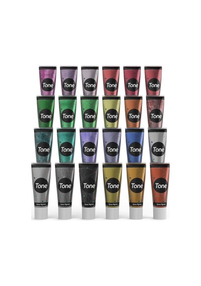 Tone Pearl Epoksi Renk Pigmenti Seti Sedef Renkler 24X25 Ml