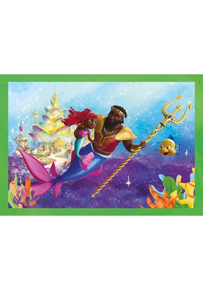 Clementoni 12-16-20-24 Parça Ariel Puzzle Varsayılan