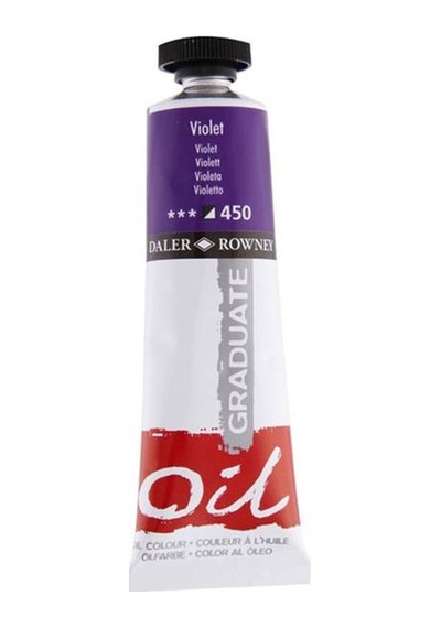 Daler Rowney Graduate Yağlı Boya 38Ml 450 Violet