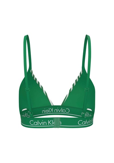 Calvin Klein Kadın Yeşil-beyaz Bikini Üstü Lv00q61208 4zf-15961