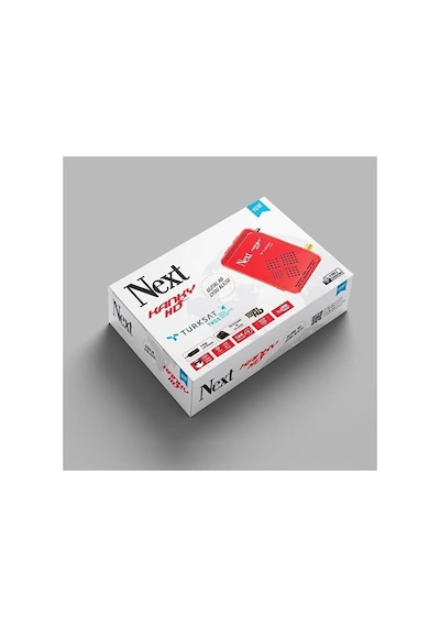 Kanky Hd Gold Mini Uydu Alıcısı Full Hd Görüntü Kalitesi İle Usb Girişli Kırmızı Kasa