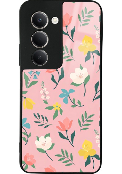 Xiaomi Redmi 15 Pinky Flowers Tasarımlı Glossy Telefon Uyumlu Kılıfı Çok Renkli