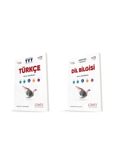 Limit Tyt Türkçe + Dil Bilgisi Soru Bankası Seti 2 Kitap 2024