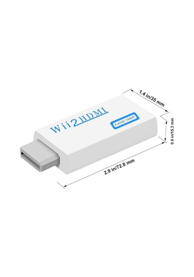 Ancheyn Nintendo Wii İçin Hdmı Tv Kablo Çevirici Dönüştürücü Adaptör 4542