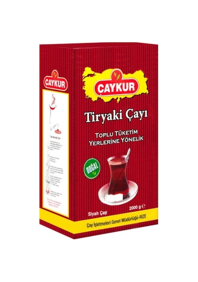 Çaykur Tiryaki EDT Siyah Dökme Çay 2 KG