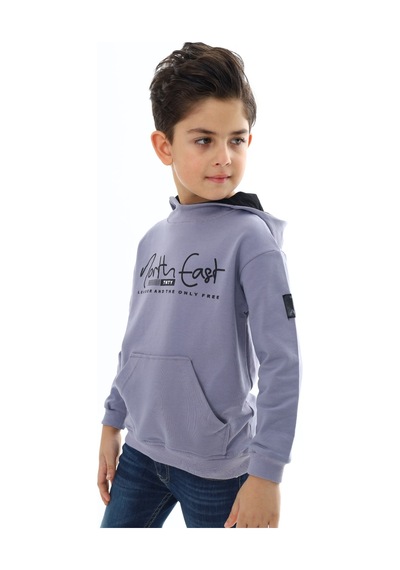 Toontoy Kids Toontoy Erkek Çocuk Relax Fit Kapüşonlu Cepli Hafif Düşük Omuz Baskılı Sweatshirt - 2 İplik Koyu Gri Toontoy Kids Toontoy Erkek Çocuk Relax Fit Kapüşonlu Cepli Hafif Düşük Omuz Baskılı Sweatshirt - 2 İplik Koyu Gri