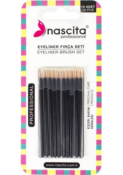 Nascita 07 Eyeliner Fırça Seti 10'lu