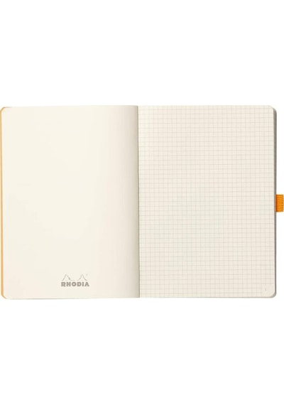 Rhodia GoalBook Yumuşak Kapak A5 Kareli Defter Purple 117770C Mor