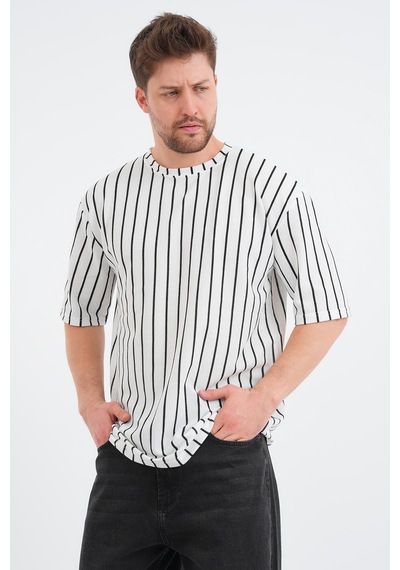 Redline Shift Erkek Oversize Tişört Beyaz