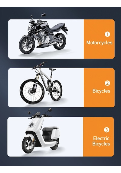 B360 Motosiklet E Scooter Bisiklet Telefon Tutucu Gidona Bağlantı