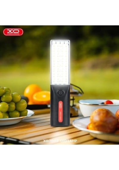 Yh17 Solar Şarjlı Dış Mekan Led Kamp Lambası - 1500mah Bataryalı, Manyetik Tabanlı Ve Kancalı, 5 Farklı Aydınl