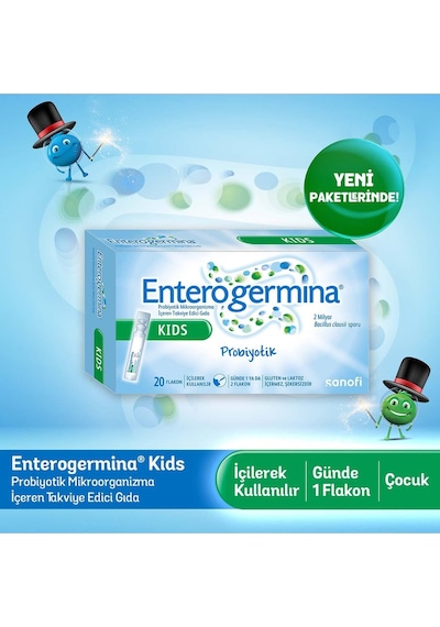 Enterogermina Kids 5 ML 20 Flakon 2 Adet