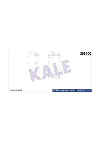 Kalorifer Radyatör Petegı Strada Albea Palıo 1.3 Jtd 70818849