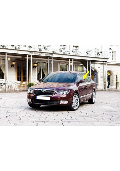Skoda Superb 2009-2013 Sol Dış Dikiz Aynası Kapağı 3T0857537