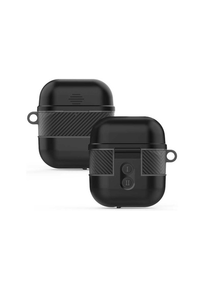 Airpods 1. Nesil 2016 A1523-a1722-a1602 Uyumlu Silikon Kılıf Airbag 16 - Siyah - T16104