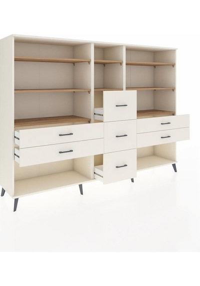Hyperion Dolap 8 Raflı 7 Çekmeceli 220x44x163 Aytaşı-çam/aytaşı Atlas Çam/aytası - Aytası Hyperion Dolap 8 Raflı 7 Çekmeceli 220x44x163 Aytaşı-çam/aytaşı Atlas Çam/aytası - Aytası