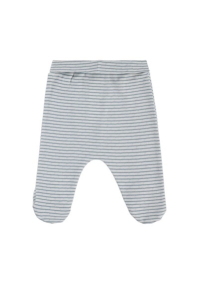 Civil Baby Çizgili 1-9 Ay Tek Alt Bebe - Ekru