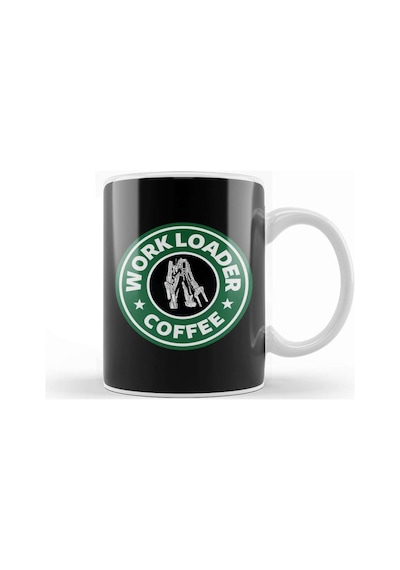 Alien Work Loader Coffee Starbucks Kupa Bardak Porselen Karışık
