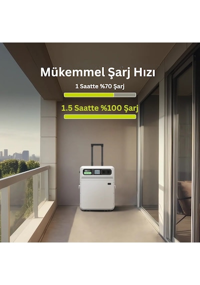 IEETEK 5120WH Taşınabilir Elektrik Güç Kaynağı %99.99 MPPT BMS Çoklu Koruma Kablosuz Şarj - SH4000