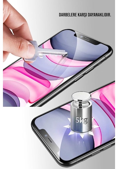 Huawei Nova 5T ile Uyumlu Tam Kaplayan Seramik Nano Esnek Ekran Koruyucu