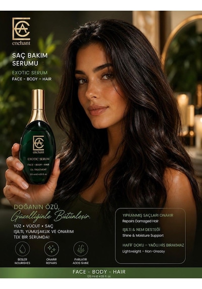 Enchant .exzotıc. Haır .body Face . Saç Yüz Ve Vücut Yağı 120 Ml Kadın