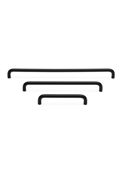 System Mobilya Kulbu Siyah Renk 224mm Kulp Sy8878 0224 Al6 Çok Renkli