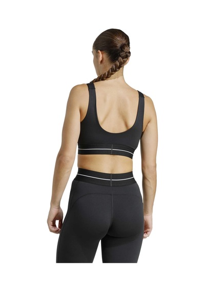 Black Adidas Kadın Koşu Ve Yürüyüş Bra Q1 Hyg Ls Bra Kc7666 siyah