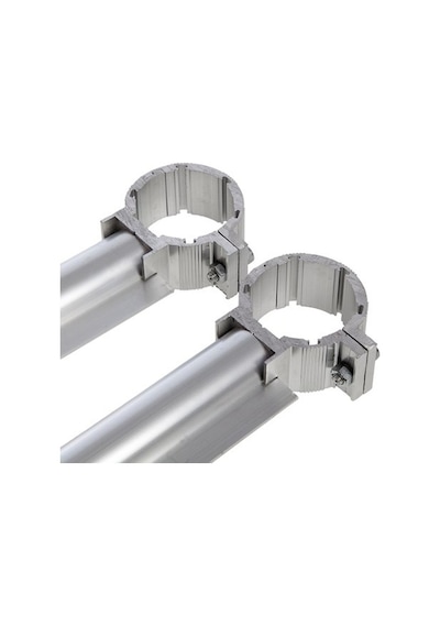 TEMAKS Balkon Küpeşte Çamaşır Kurutma Askılığı 50 MM Boru Krom