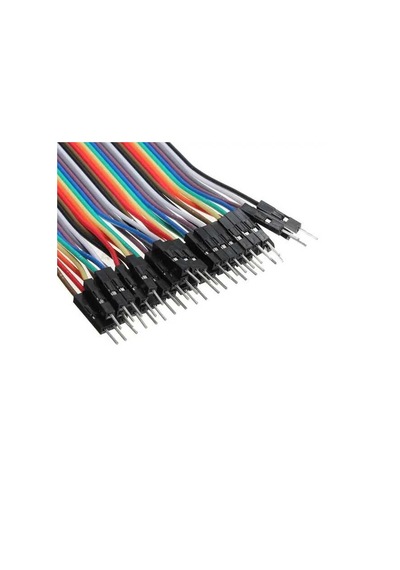 40Lı Ayrılabilen Erkek-Erkek Jumper Kablo - 20Cm- Arduino Uyumlu