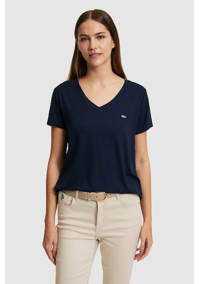 U.s. Polo Assn. Kadın Lacivert Tişört Basic 50323448-vr033