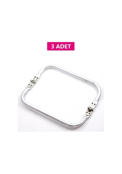 Hrşytrend Gizli Metal Çanta Bursu 3 Adet - 20 Cm - Metal Çanta Aparatı Çanta Aksesuarı Çok Renkli