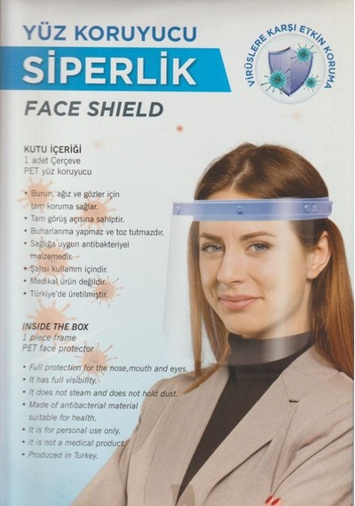Siperlik Şeffaf Koruyucu Siperlik
