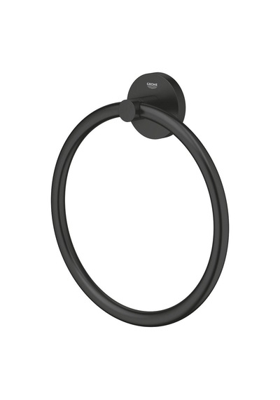 Grohe Essentials Halka Havluluk Mat Siyah - 1024612430 Siyah