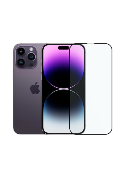 Safeus Tam Kaplayan Parmak İzi Bırakmayan Safir Ekran Koruyucu Cam , Apple Uyumlu iPhone 14 Pro Max İle