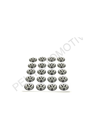 Volkswagen Anahtar Logosu 1 Adet 10mm 3c0837891 Siyah