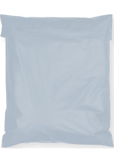 Baskısız Cepsiz Gri Kargo Poşeti 25x30+5 Cm - 100 Adet