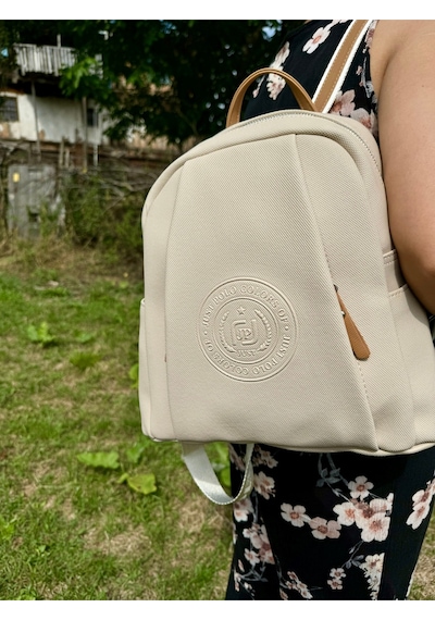 Just Polo Kadın Yeni Sezon Sırt Çantası 236026mh Krem - Taba