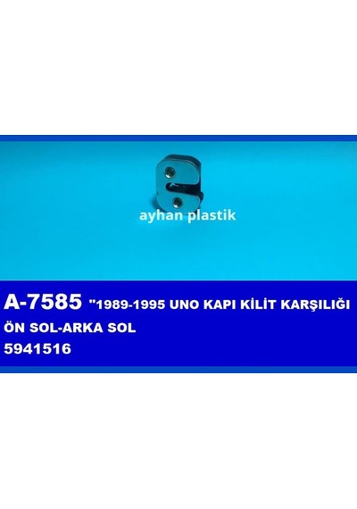 Kapı - 680 - Kilit Karşılığı Ön Sol-arka Sol - Dpmıx-hb - Uno 1989-1995