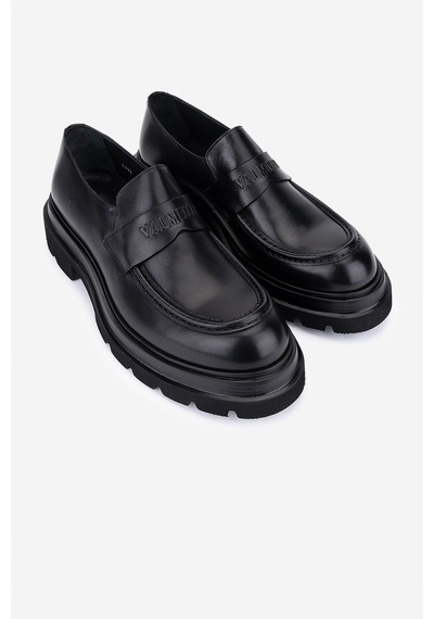 Valmenti Erkek Hakiki Deri Siyah Loafer Ayakkabı 886 2792 Erk Ayk Sk25-26 Sıyah Dr Siyah