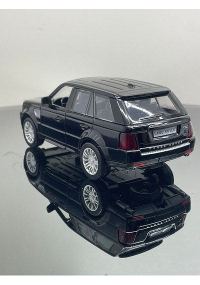 Land Rover 1:32 Ölçek Metal Çek Bırak Model Araba 12 Cm - Siyah