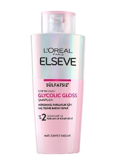 Elseve Glycolic Gloss Mükemmel Parlaklık İçin Bakım Yapan Şampuan 200 Ml
