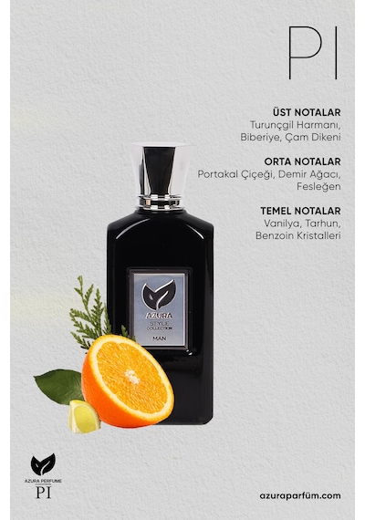 Azura E9 Style Erkek Parfüm EDP 60 ML
